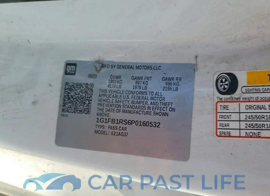 1G1FB1RS6P0160532# 12