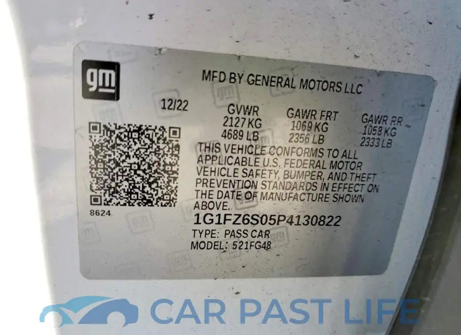 1G1FZ6S05P4130822# 13
