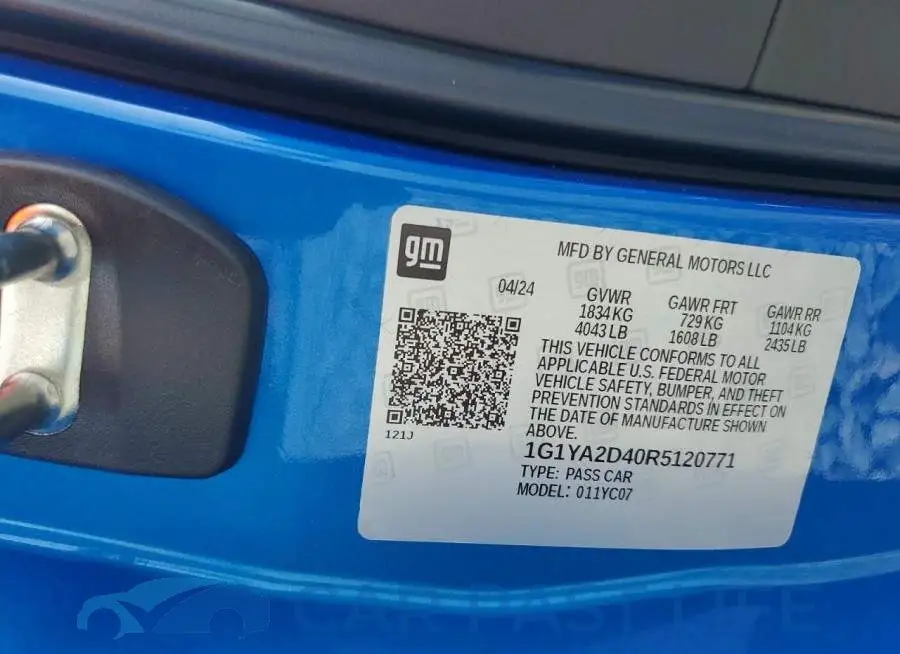 1G1YA2D40R5120771# 12