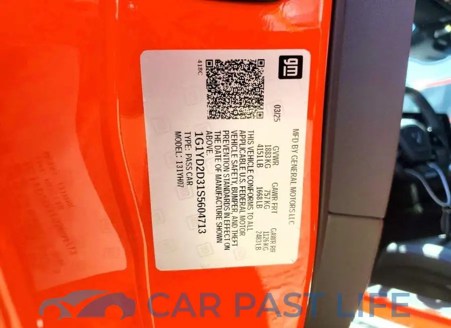 1G1YD2D31S5604713# 13