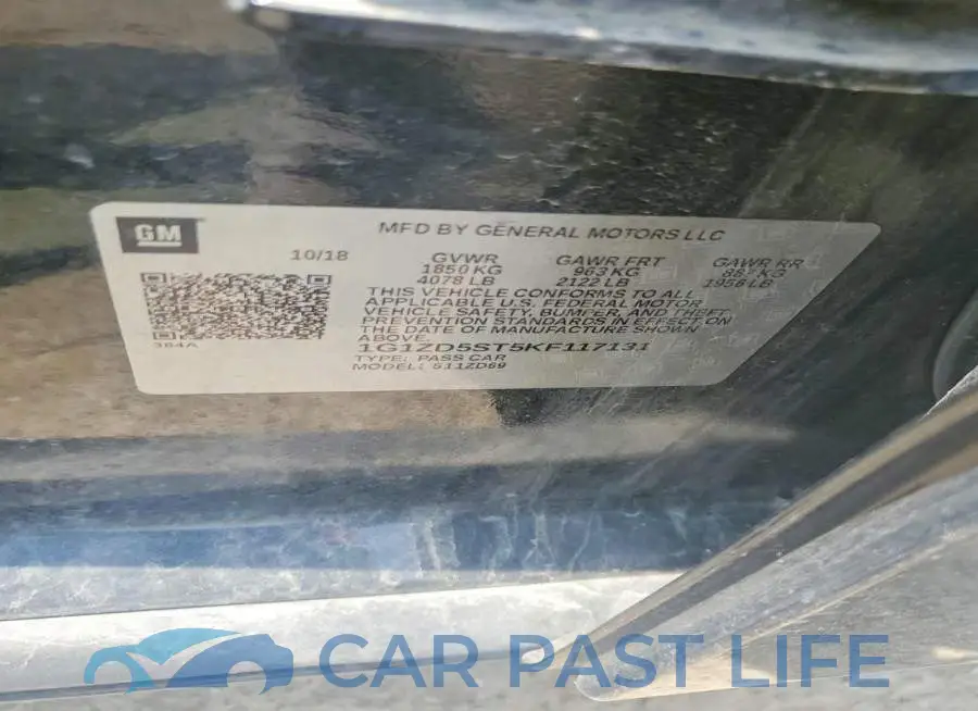 1G1ZD5ST5KF117131# 12