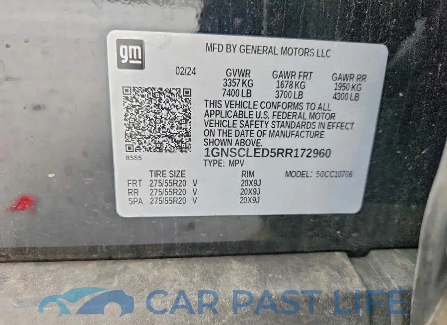 1GNSCLED5RR172960# 14
