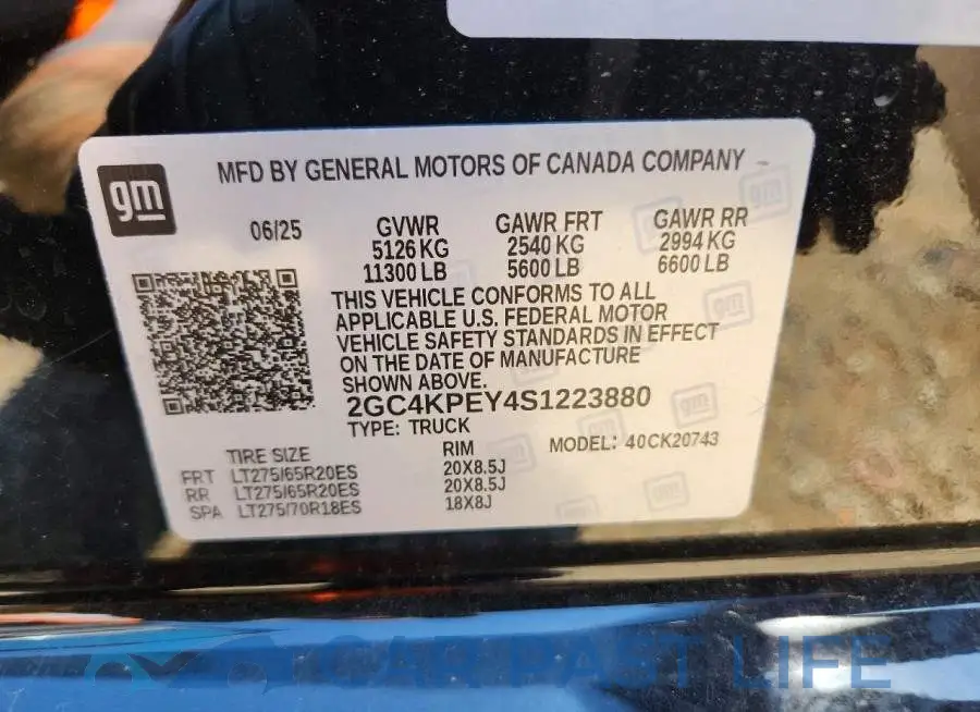 2GC4KPEY4S1223880# 13