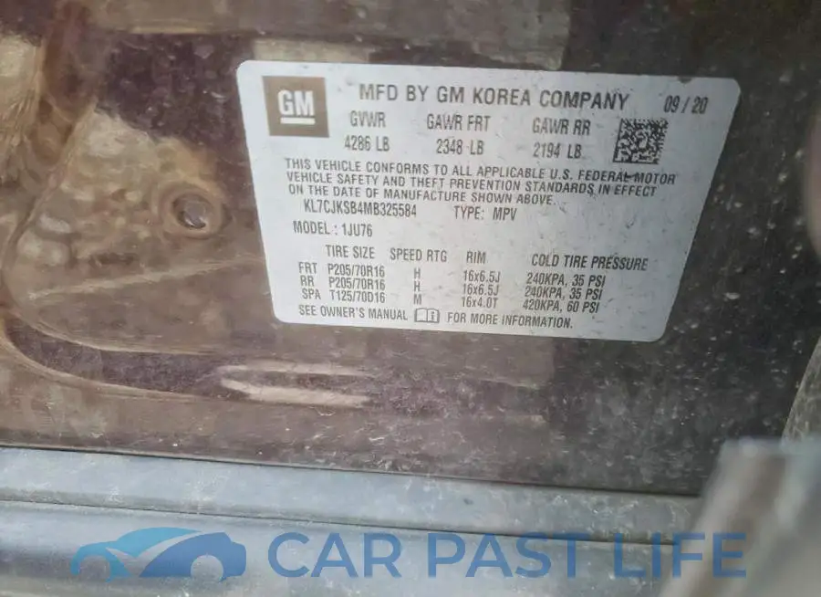 KL7CJKSB4MB325584# 12