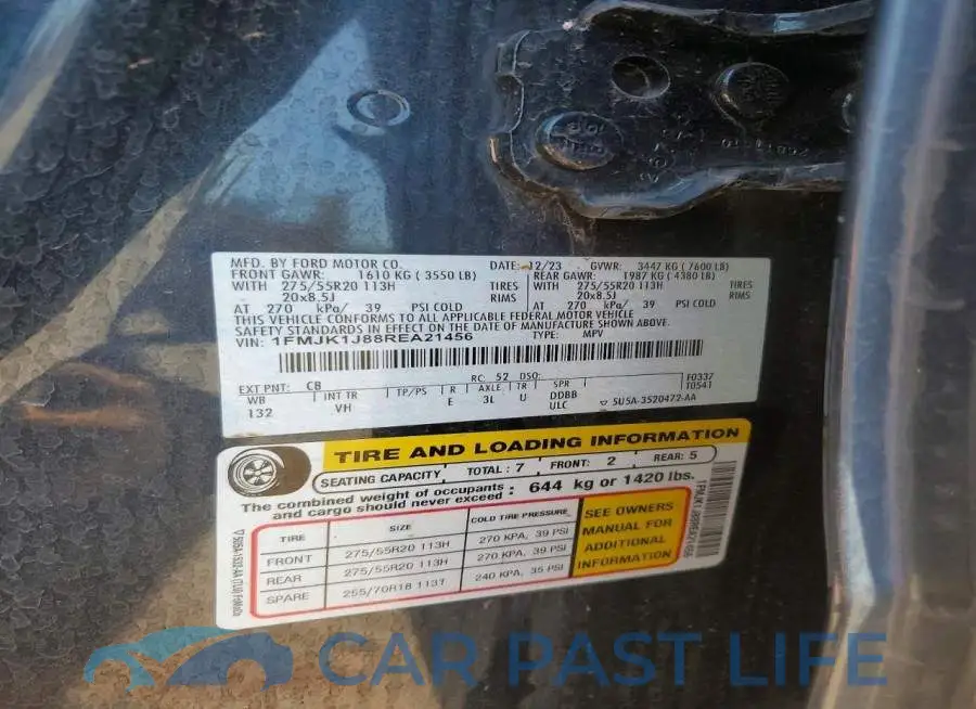 1FMJK1J88REA21456# 13