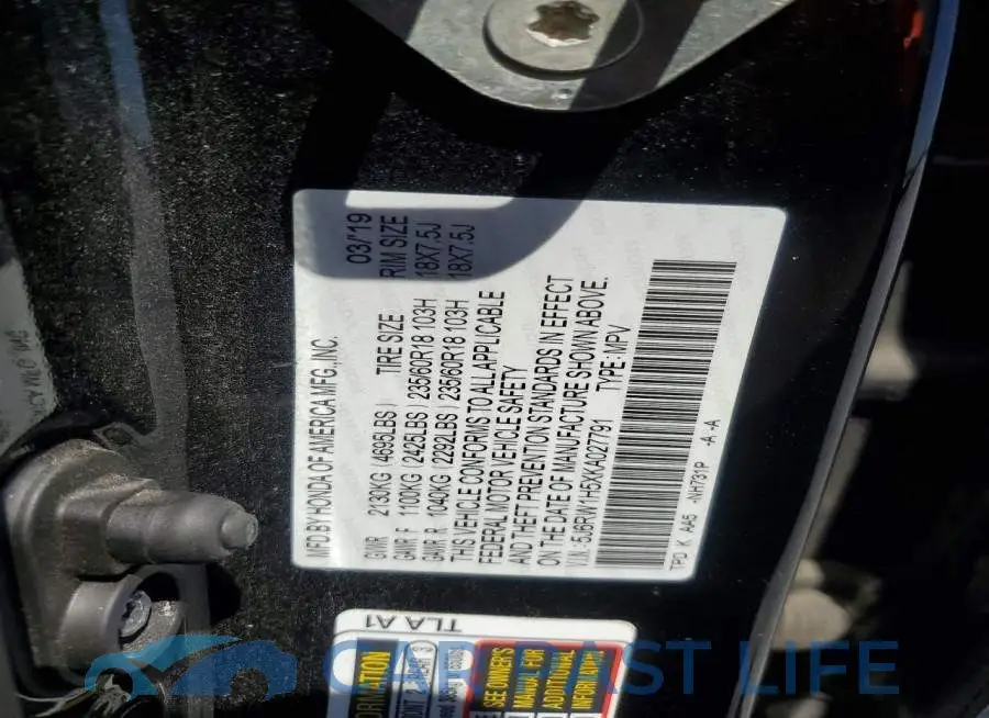 5J6RW1H5XKA027791# 13
