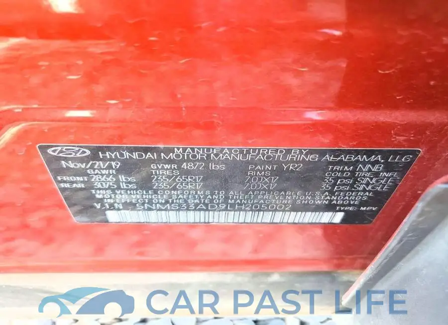 5NMS33AD9LH205002# 13