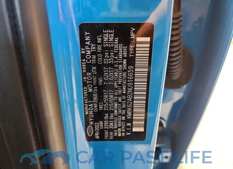 KM8K62AB2NU916659# 13