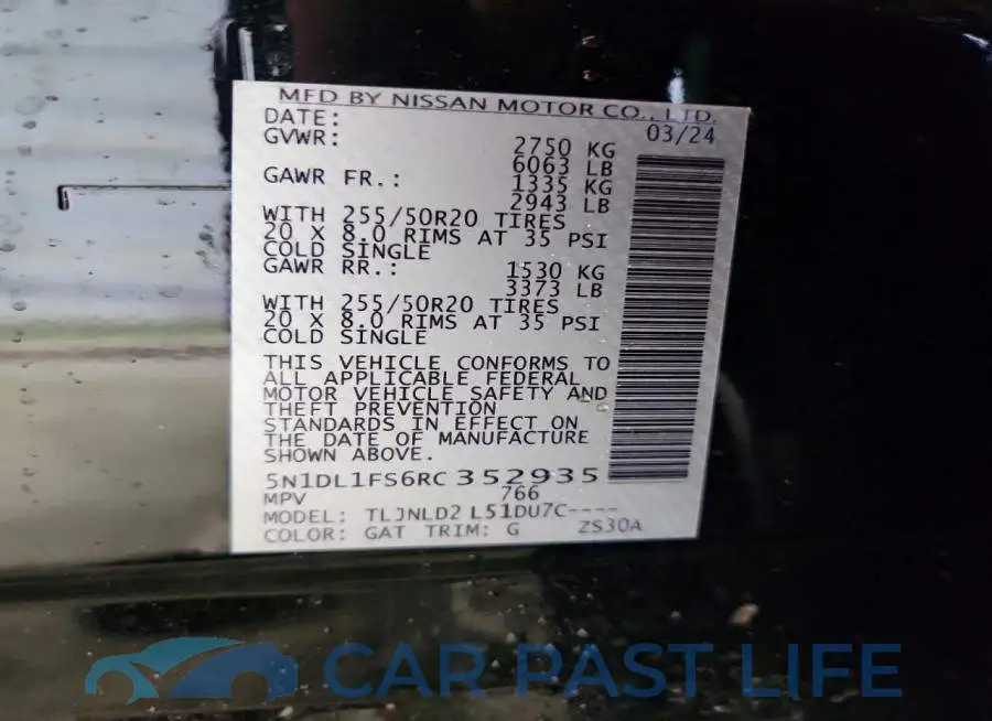 5N1DL1FS6RC352935# 13