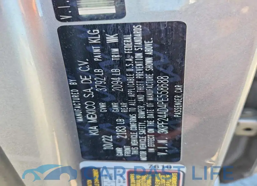 3KPF24AD4PE558688# 13