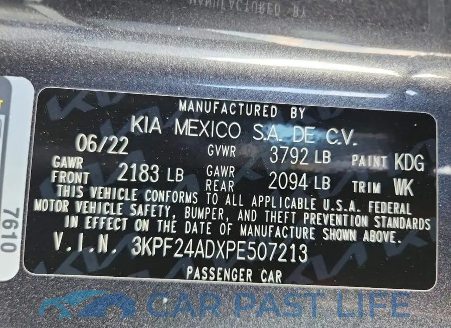 3KPF24ADXPE507213# 12