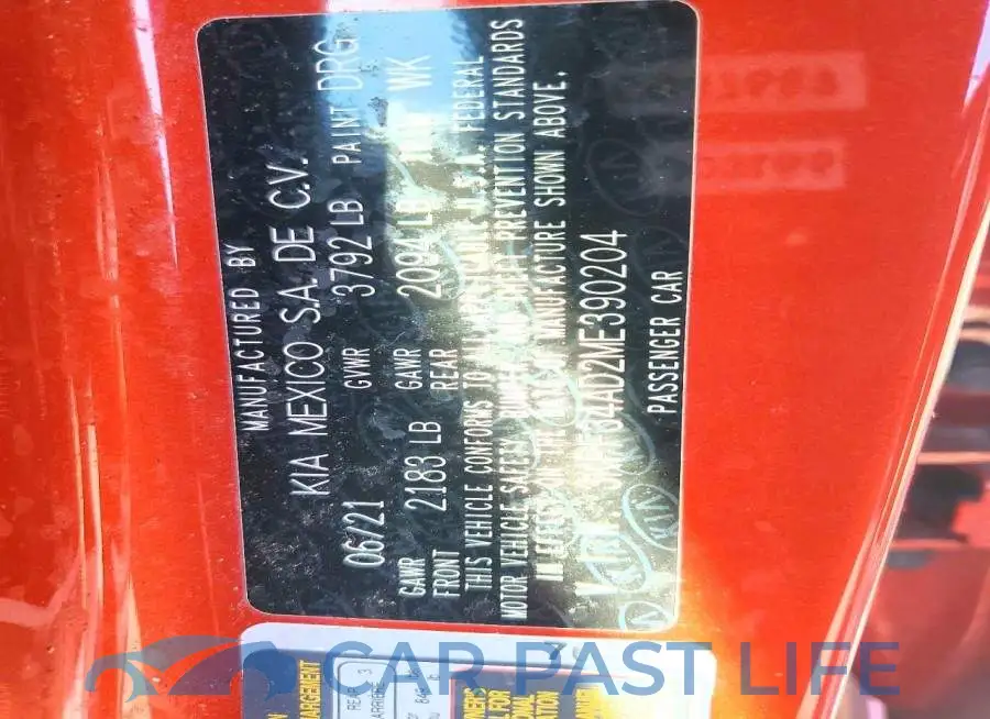3KPF34AD2ME390204# 13
