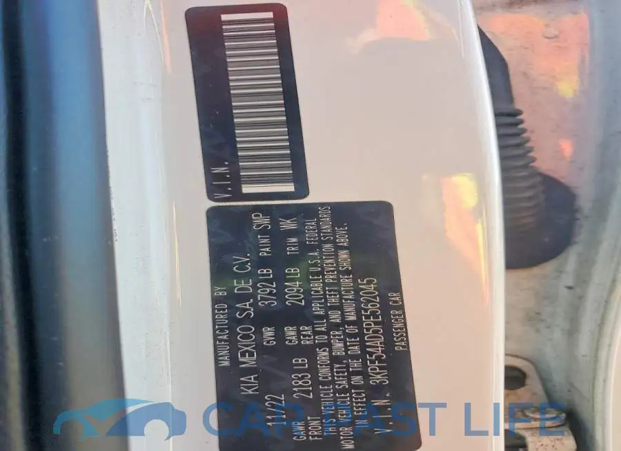 3KPF54AD5PE562045# 13