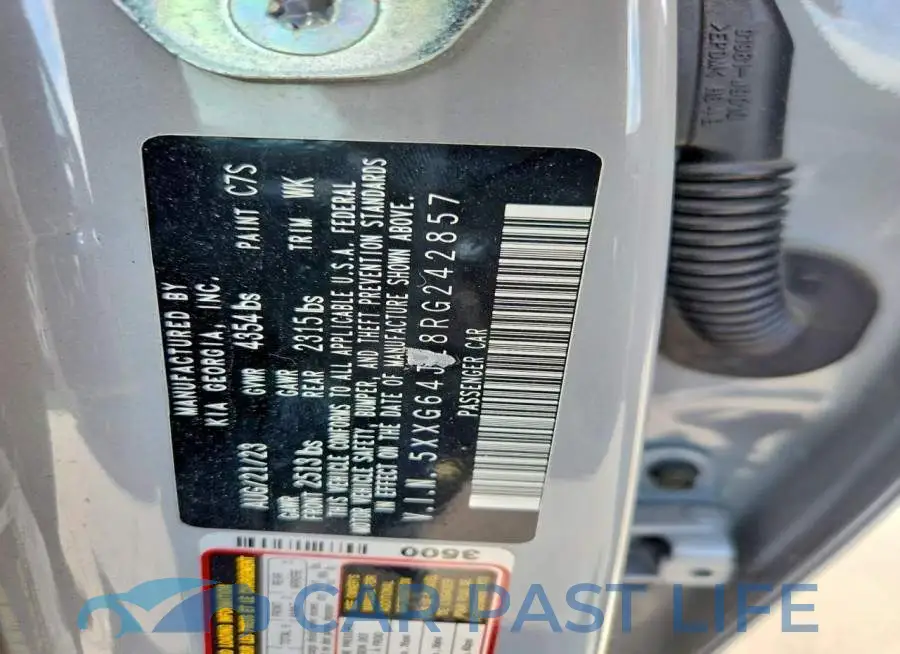 5XXG64J28RG242857# 13