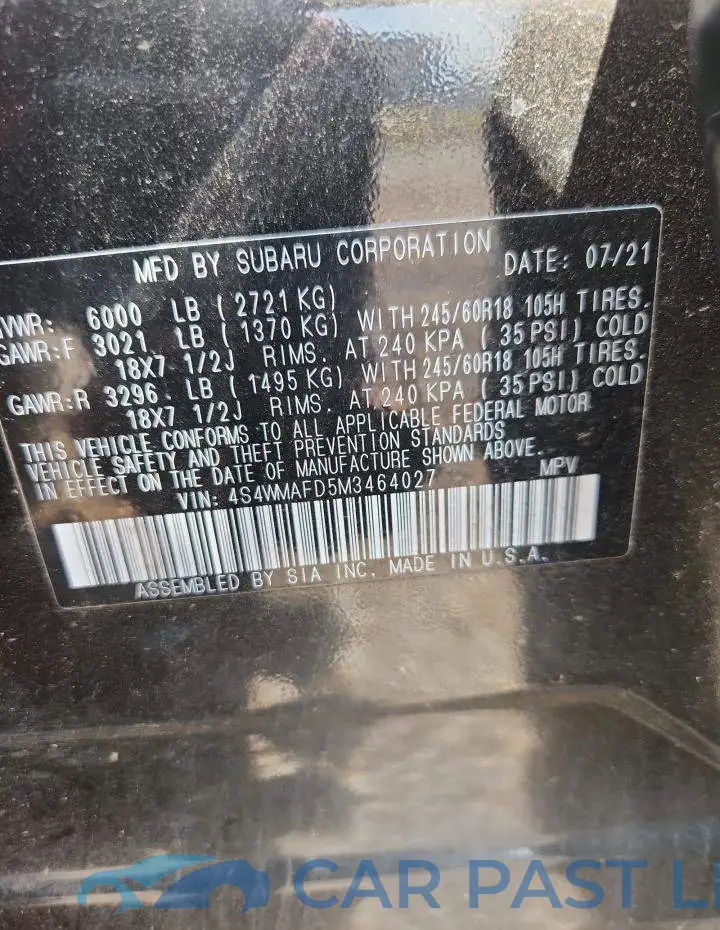 4S4WMAFD5M3464027# 13