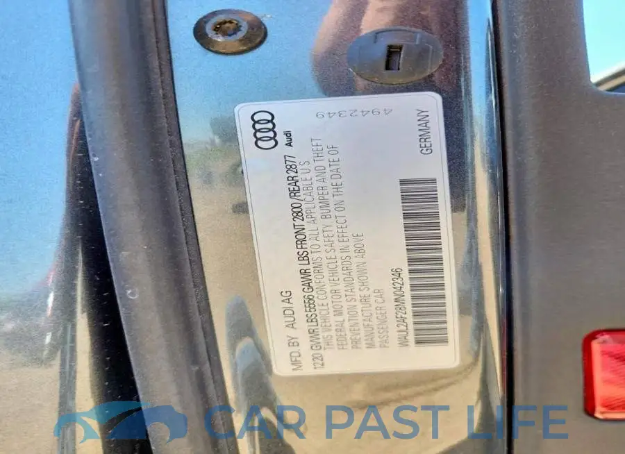WAUL2AF28MN042346# 12