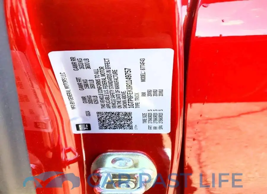 1GTP6FEK8R1149757# 12