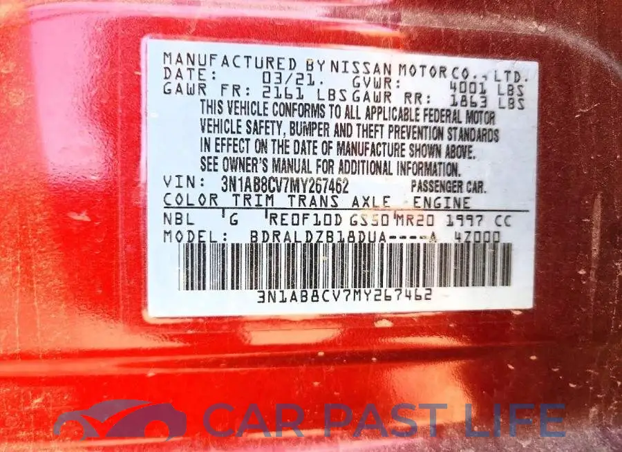 3N1AB8CV7MY267462# 12