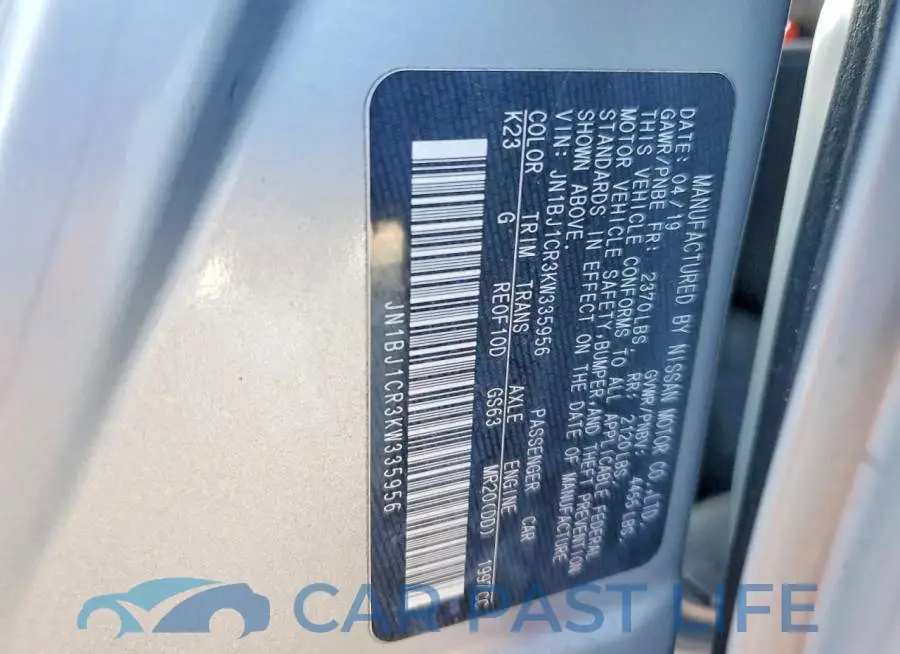JN1BJ1CR3KW335956# 14