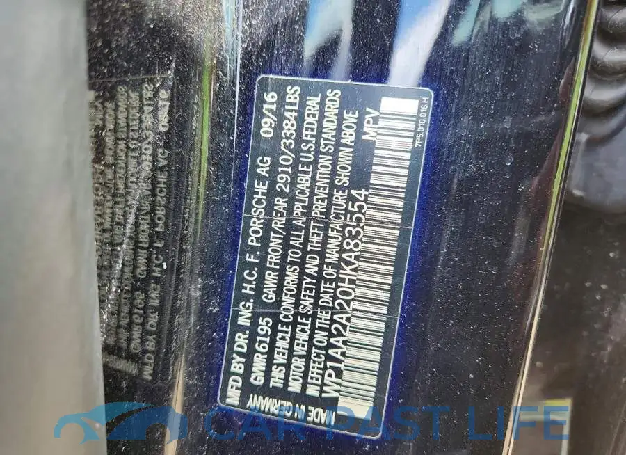 WP1AA2A20HKA83554# 13