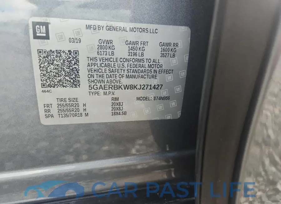 5GAERBKW8KJ271427# 13