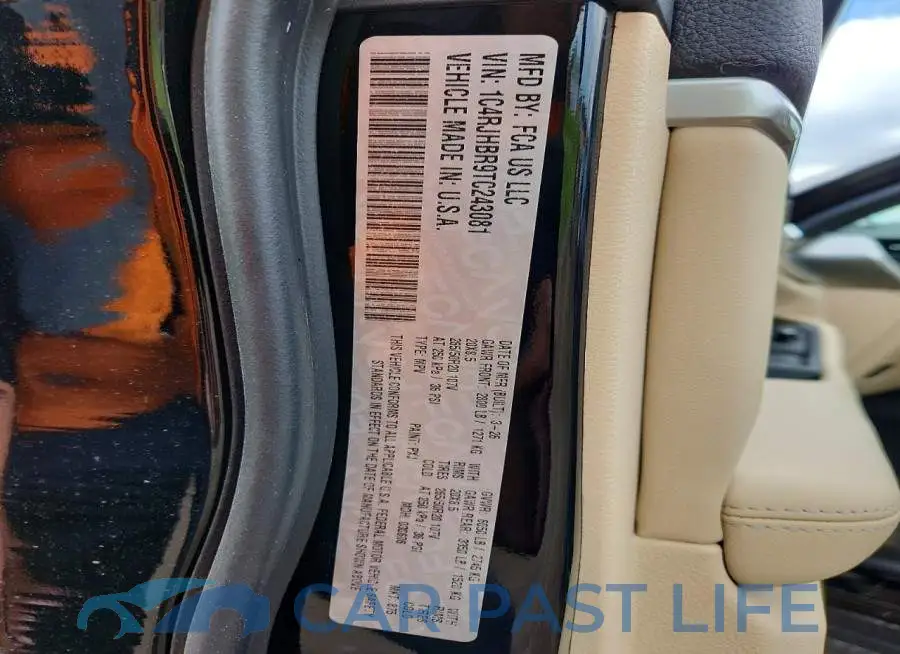 1C4RJHBR9TC243081# 12