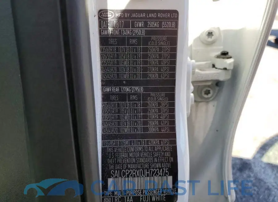 SALCP2RX0JH723475# 13