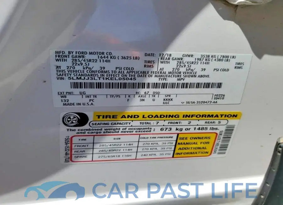 5LMJJ3LT1KEL05045# 13