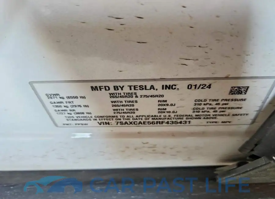 7SAXCAE56RF435431# 14