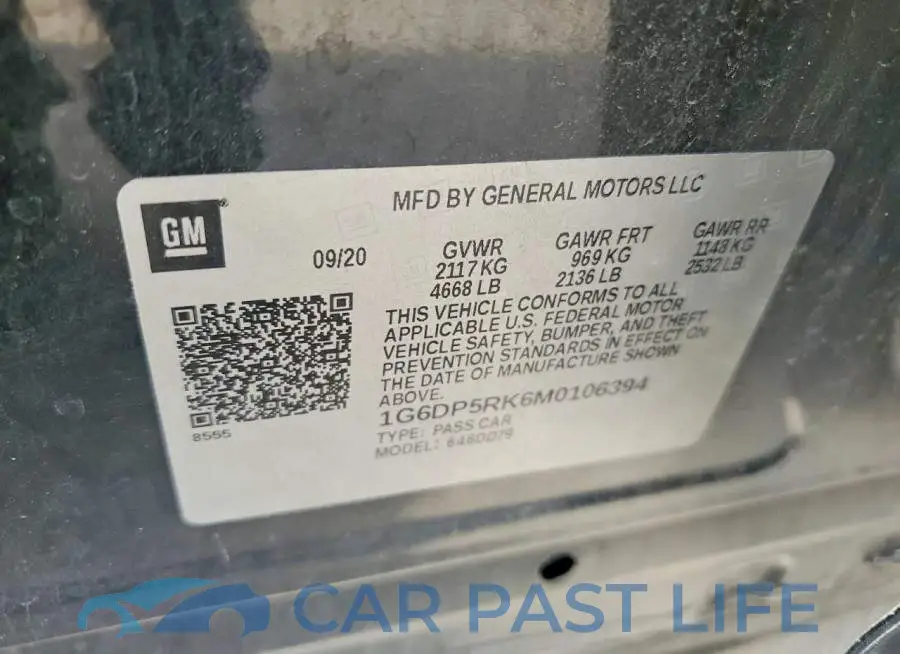 1G6DP5RK6M0106394# 12