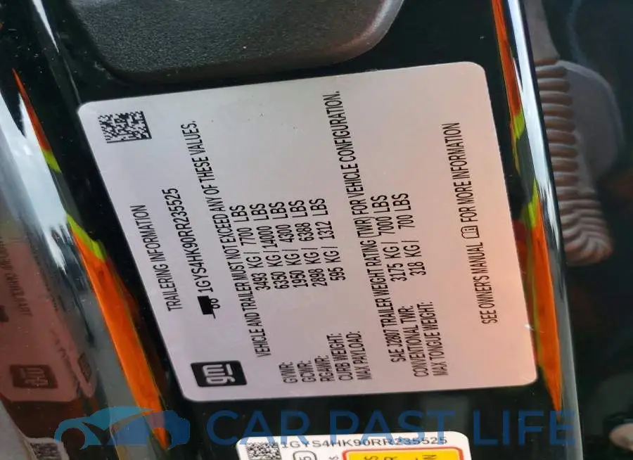 1GYS4HK90RR235525# 14