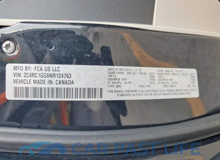 2C4RC1GG6NR124763# 13