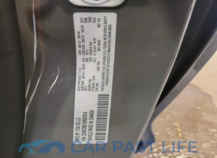 2C4RC3BG1SR507914# 13