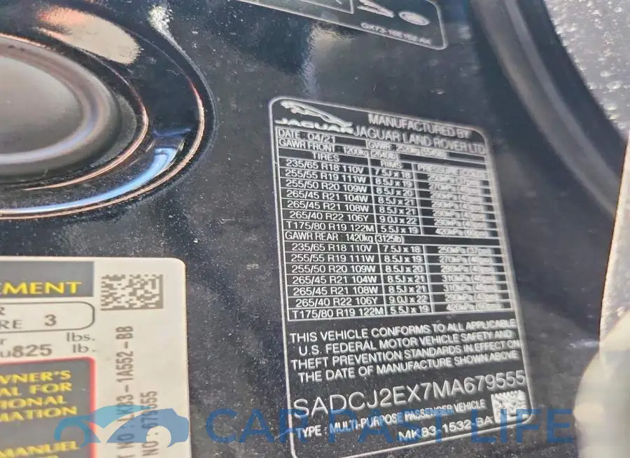 SADCJ2EX7MA679555# 13