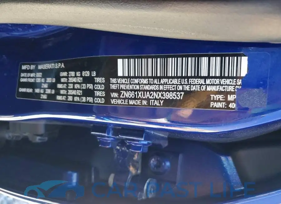 ZN661XUA2NX398537# 13