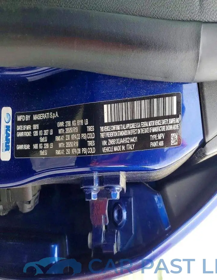 ZN661XUA4HX214431# 13