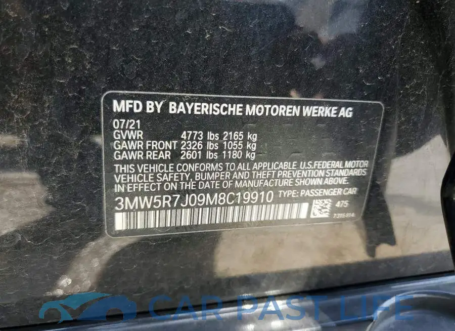 3MW5R7J09M8C19910# 12