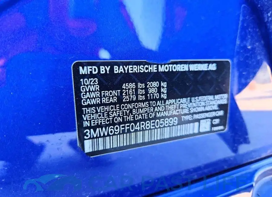 3MW69FF04R8E05899# 12