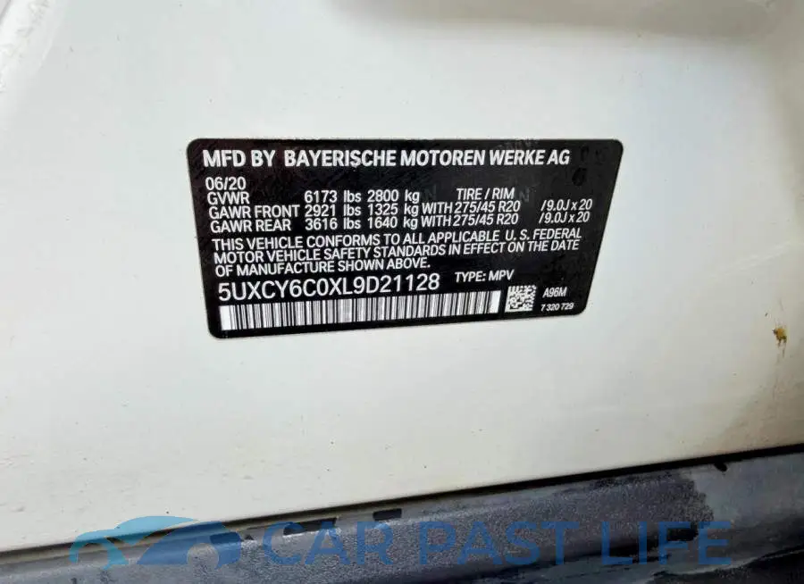 5UXCY6C0XL9D21128# 10