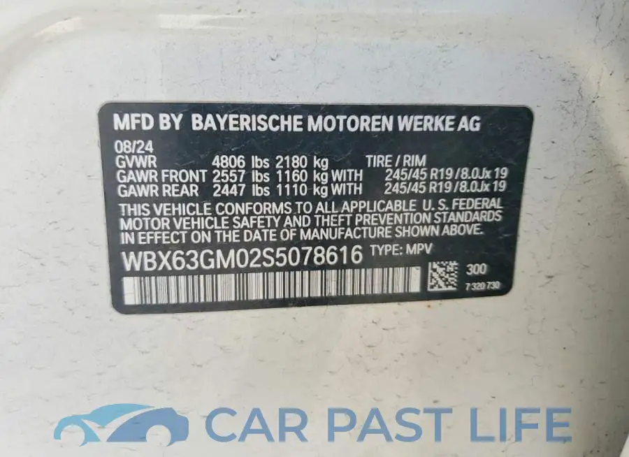 WBX63GM02S5078616# 13
