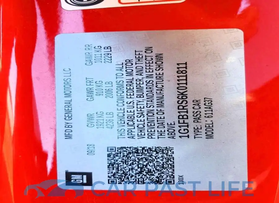 1G1FB1RS6K0111811# 12
