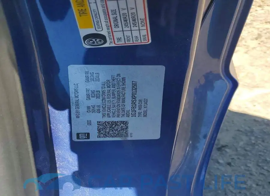 1G1FB1RSXP0132507# 12