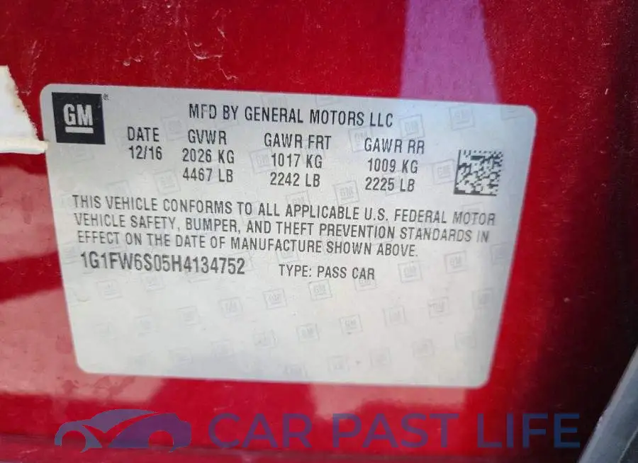1G1FW6S05H4134752# 14