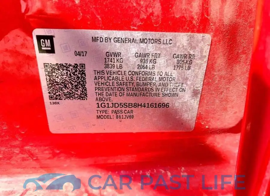 1G1JD5SB8H4161696# 13