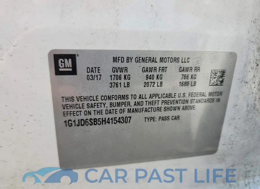 1G1JD6SB5H4154307# 12