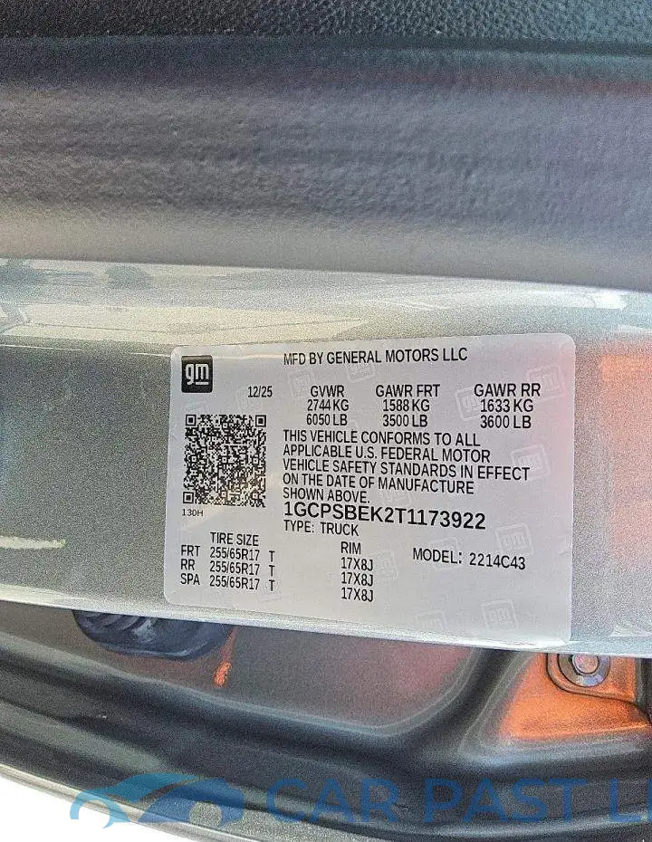 1GCPSBEK2T1173922# 13