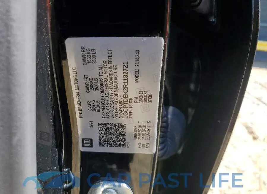 1GCPTDEK2R1182721# 12