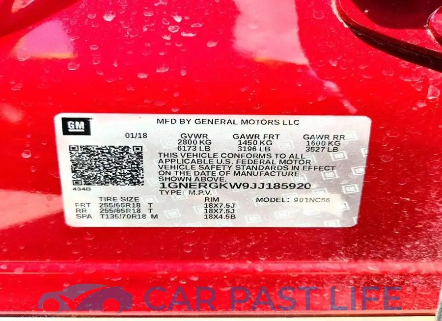 1GNERGKW9JJ185920# 13
