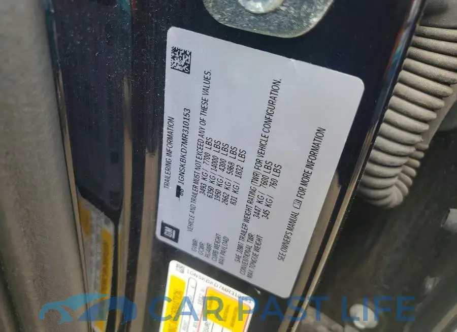 1GNSKBKD7MR310153# 13
