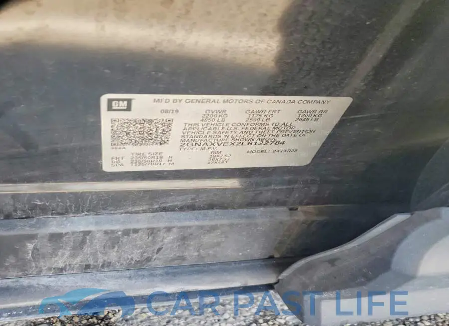 2GNAXVEX2L6122784# 13